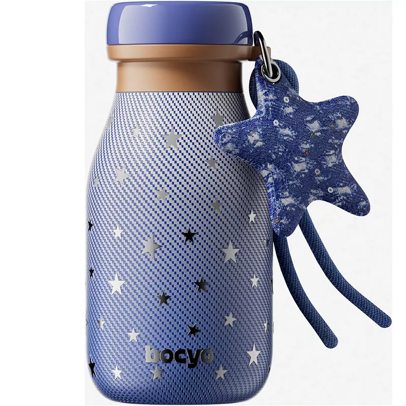Botella de agua para niños con aislamiento Seel de acero inoxidable de moda