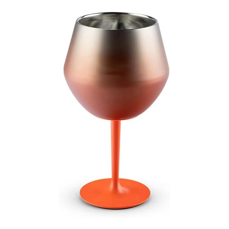 Copa de vino de acero inoxidable
