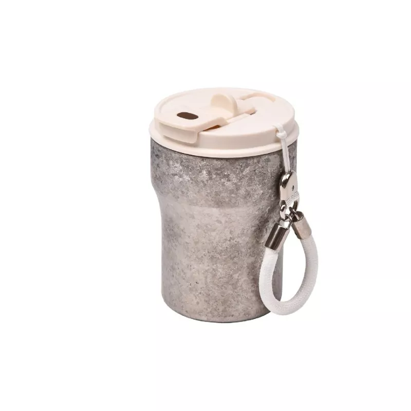Taza de café con tapa Titanium Duo Drink